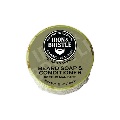 Resting Man Face Beard Soap & Conditioner